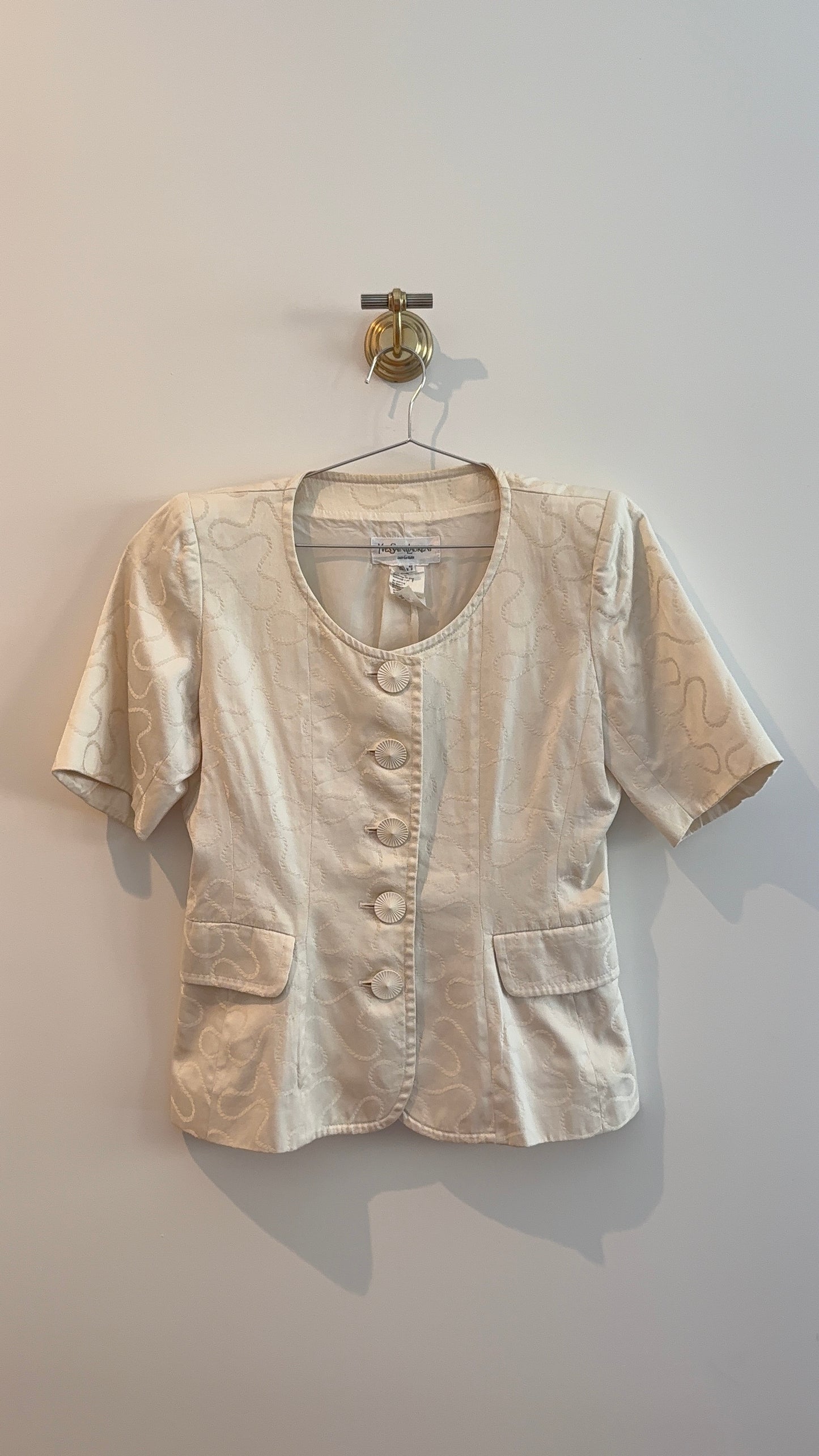 Yves Saint Laurent Short Sleeved Jacket