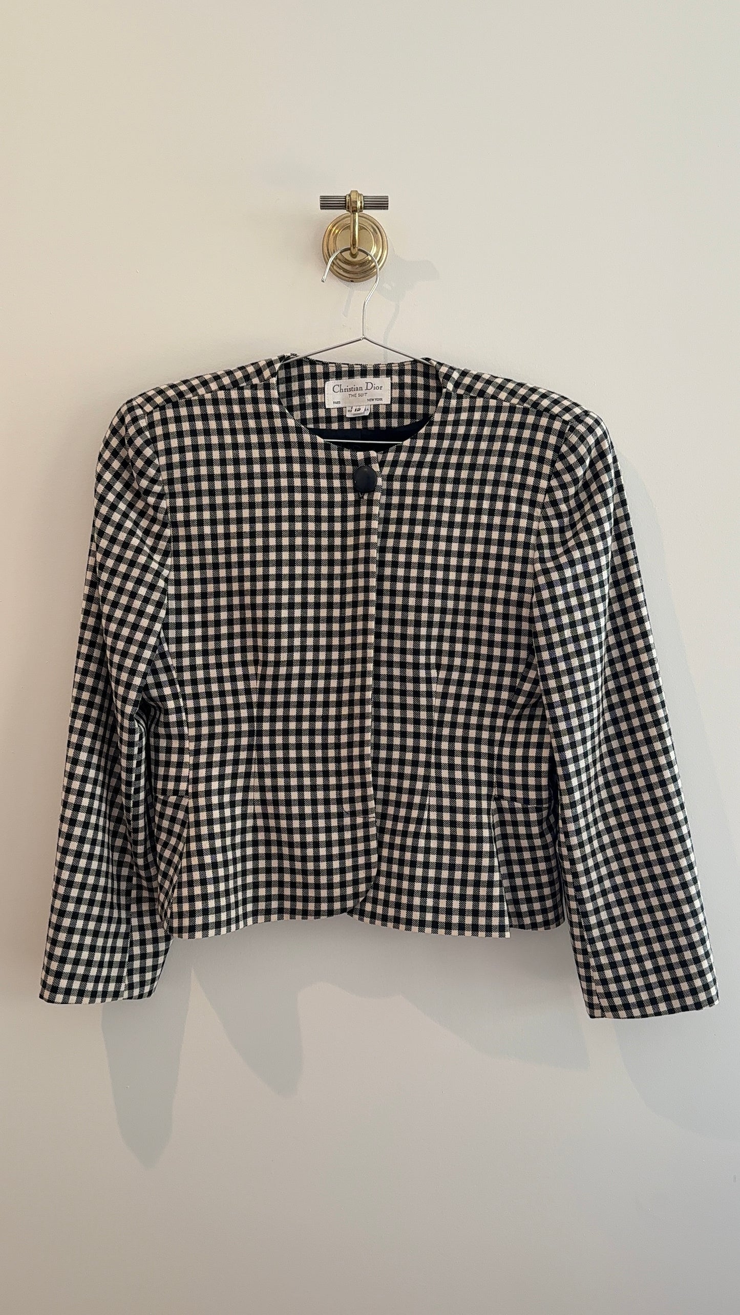 Christian Dior Checkered Jacket