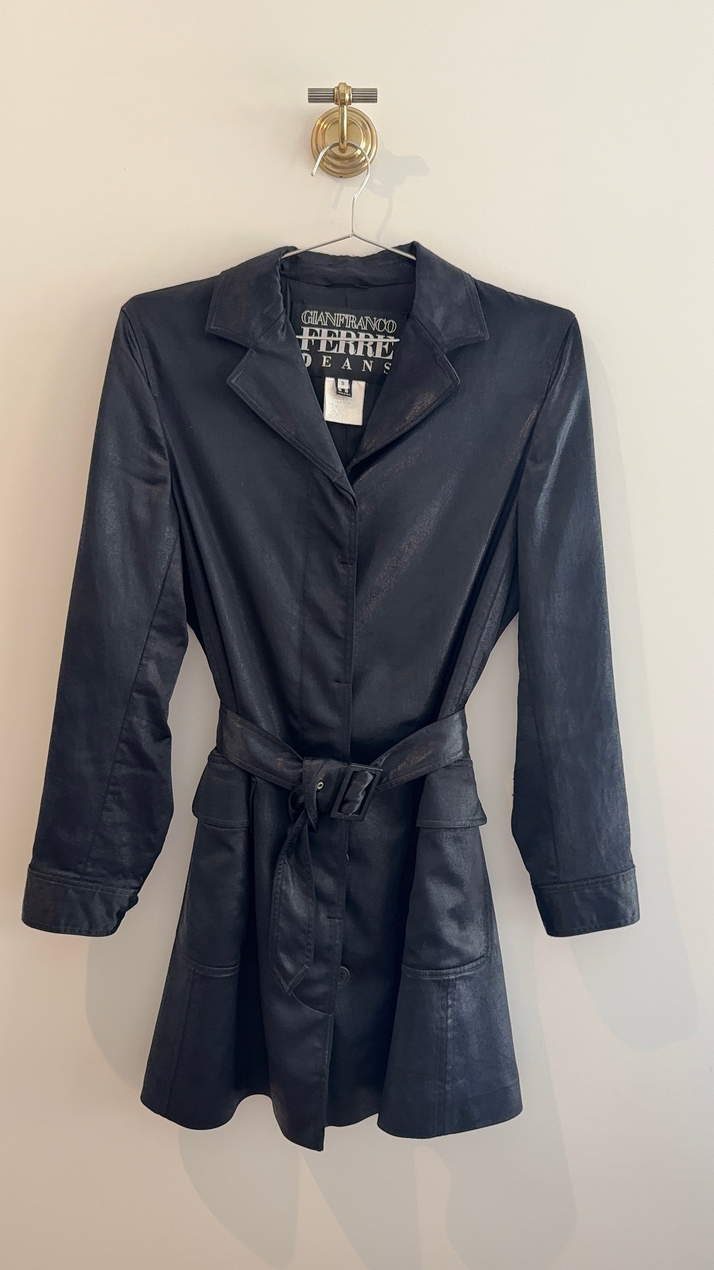 Gianfranco Ferre Belted Trench