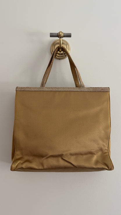 Prada Gold Tote Bag