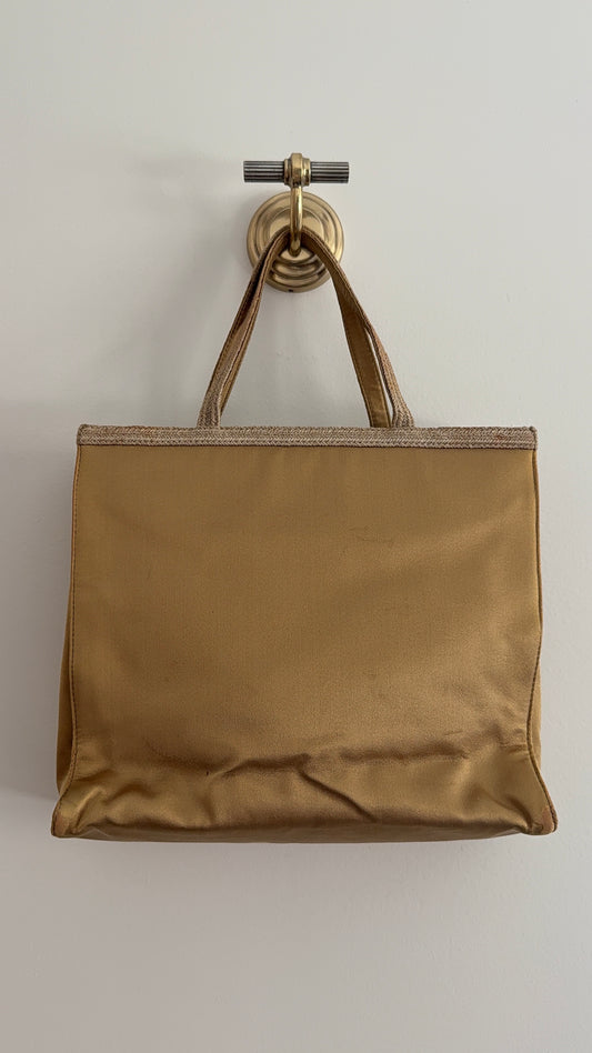 Prada Gold Tote Bag