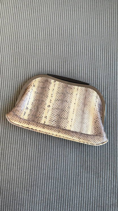 Snakeskin Clutch
