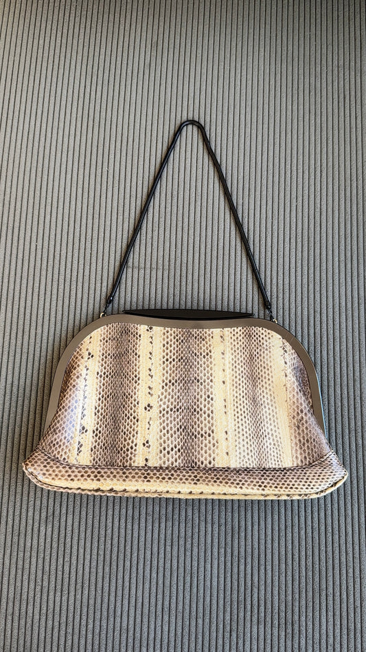 Snakeskin Clutch