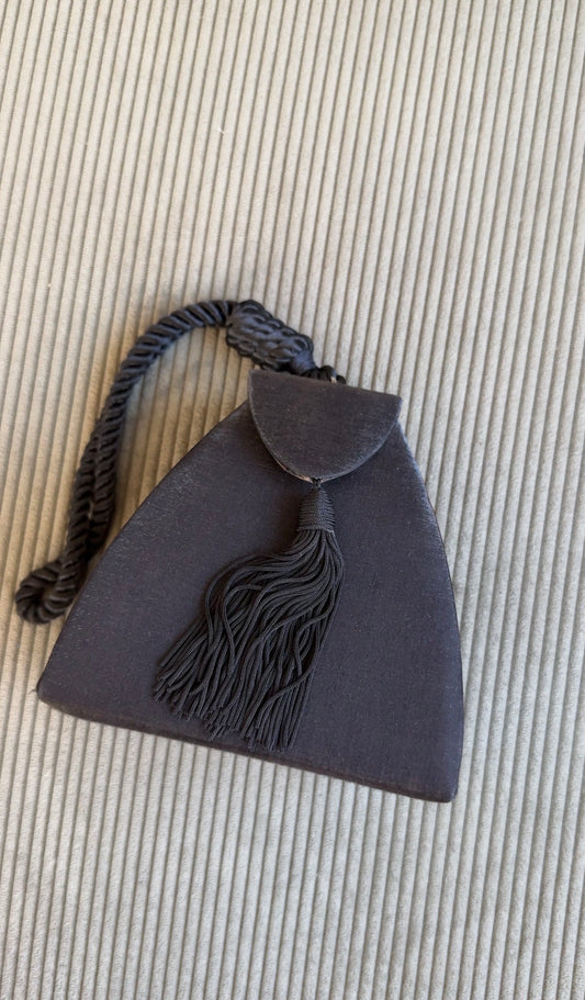 Vintage Black Tassel Bag