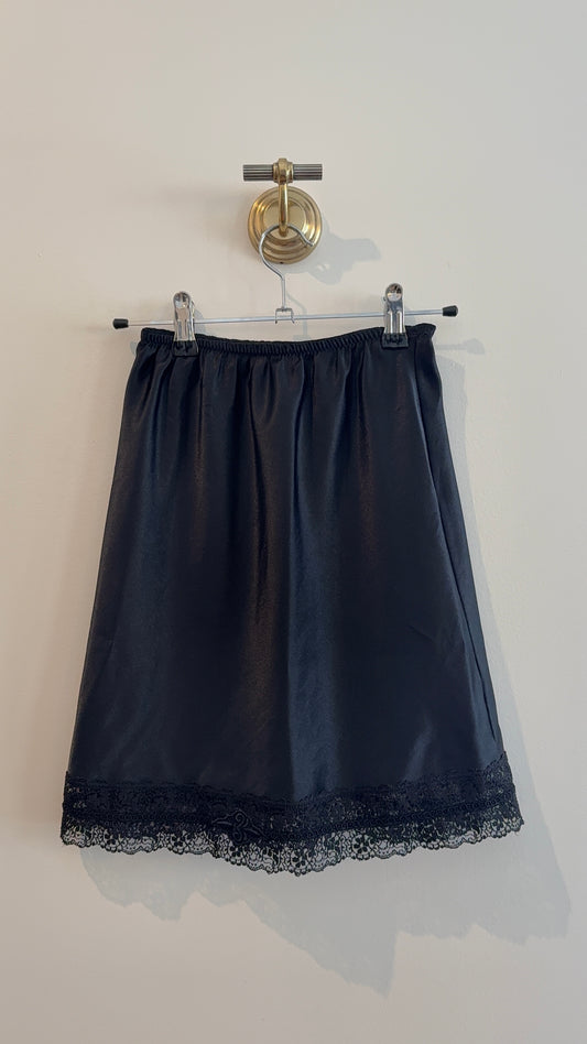 Christian Dior Black Slip Skirt