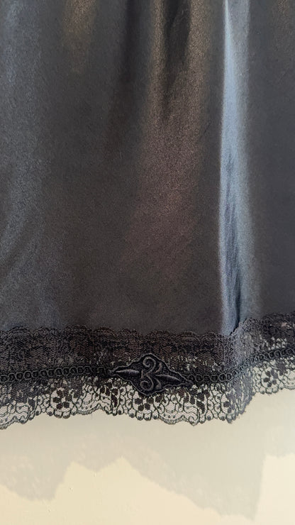 Christian Dior Black Slip Skirt