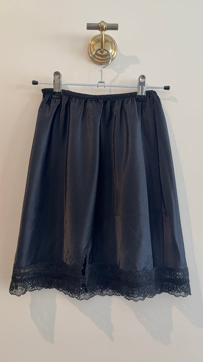Christian Dior Black Slip Skirt