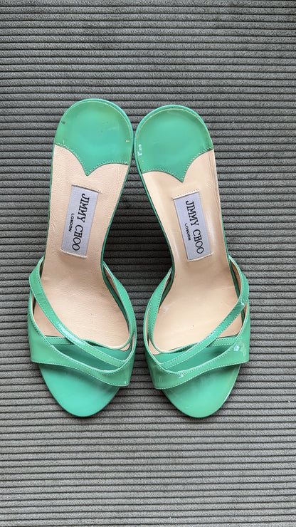 Jimmy Choo Patent Leather Sandals