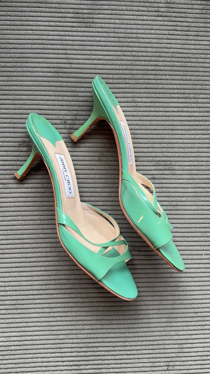 Jimmy Choo Patent Leather Sandals