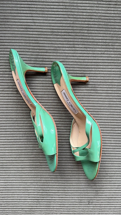Jimmy Choo Patent Leather Sandals