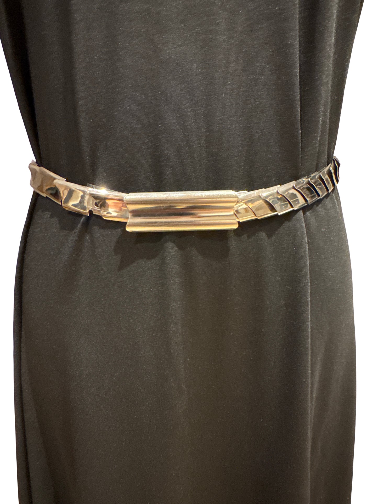 Silver Chain Stretch Belt