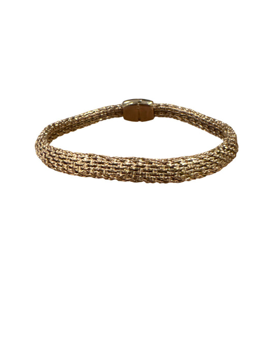 Monet Mesh Weave Bracelet With Magnetic Closure