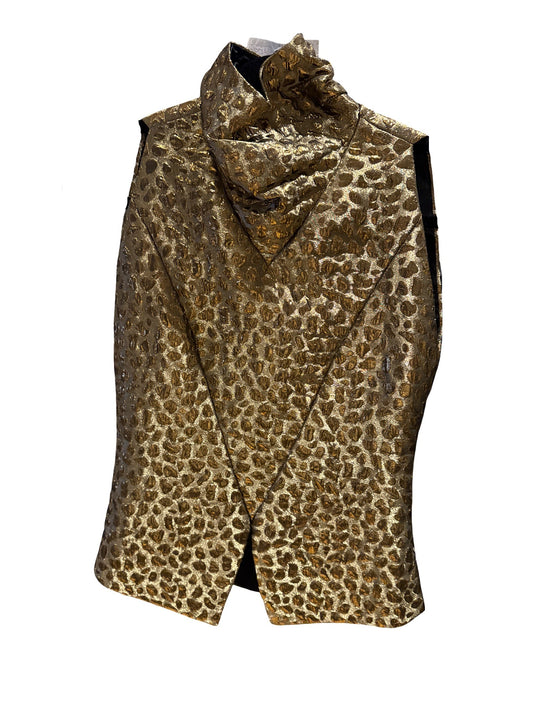 Galanos Gold Sleeveless Top