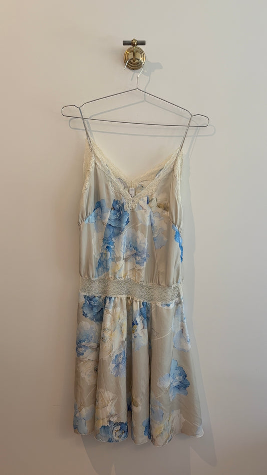 Blumarine Floral Silk Dress