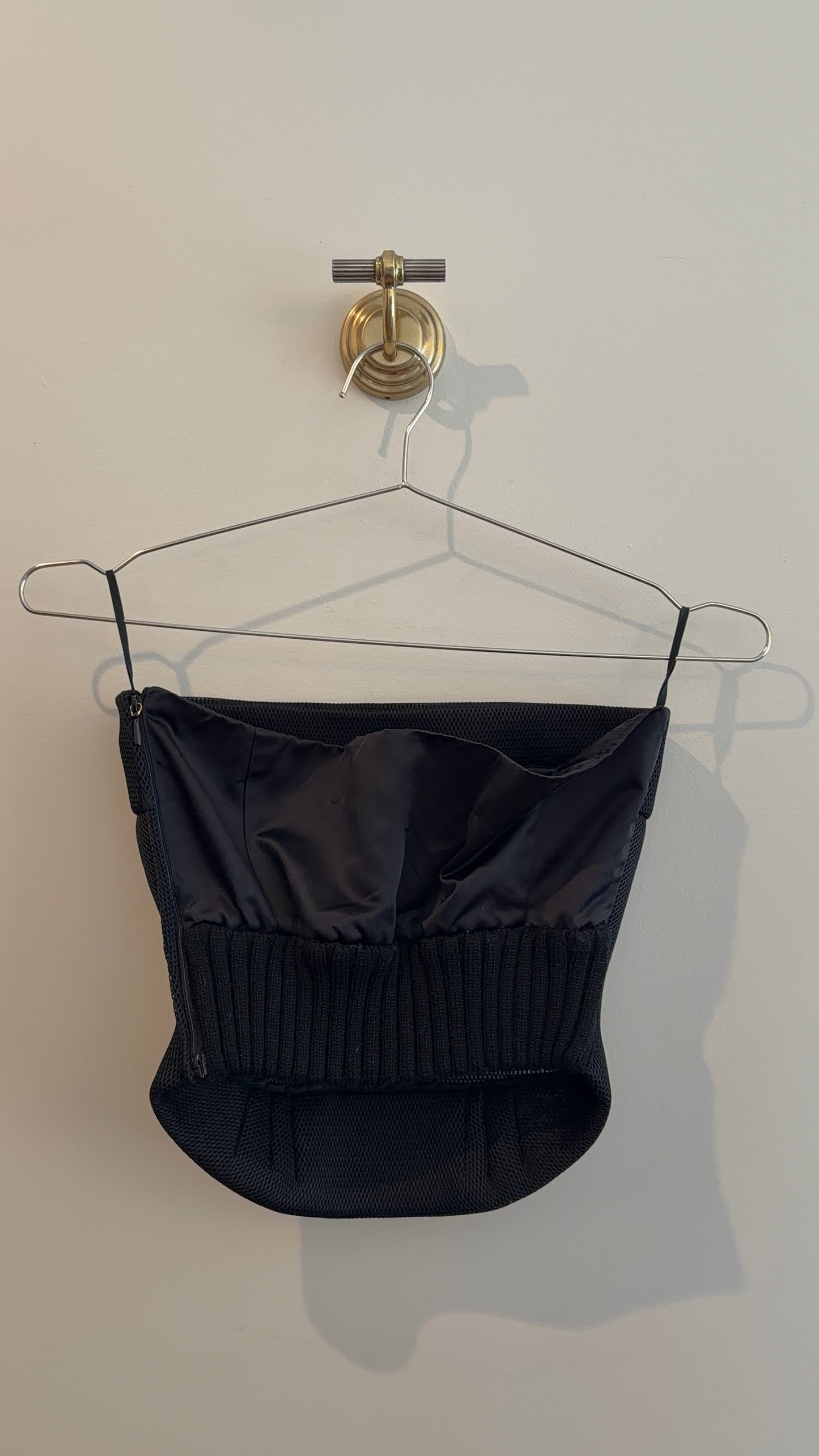 Miu Miu Mesh Strapless Top