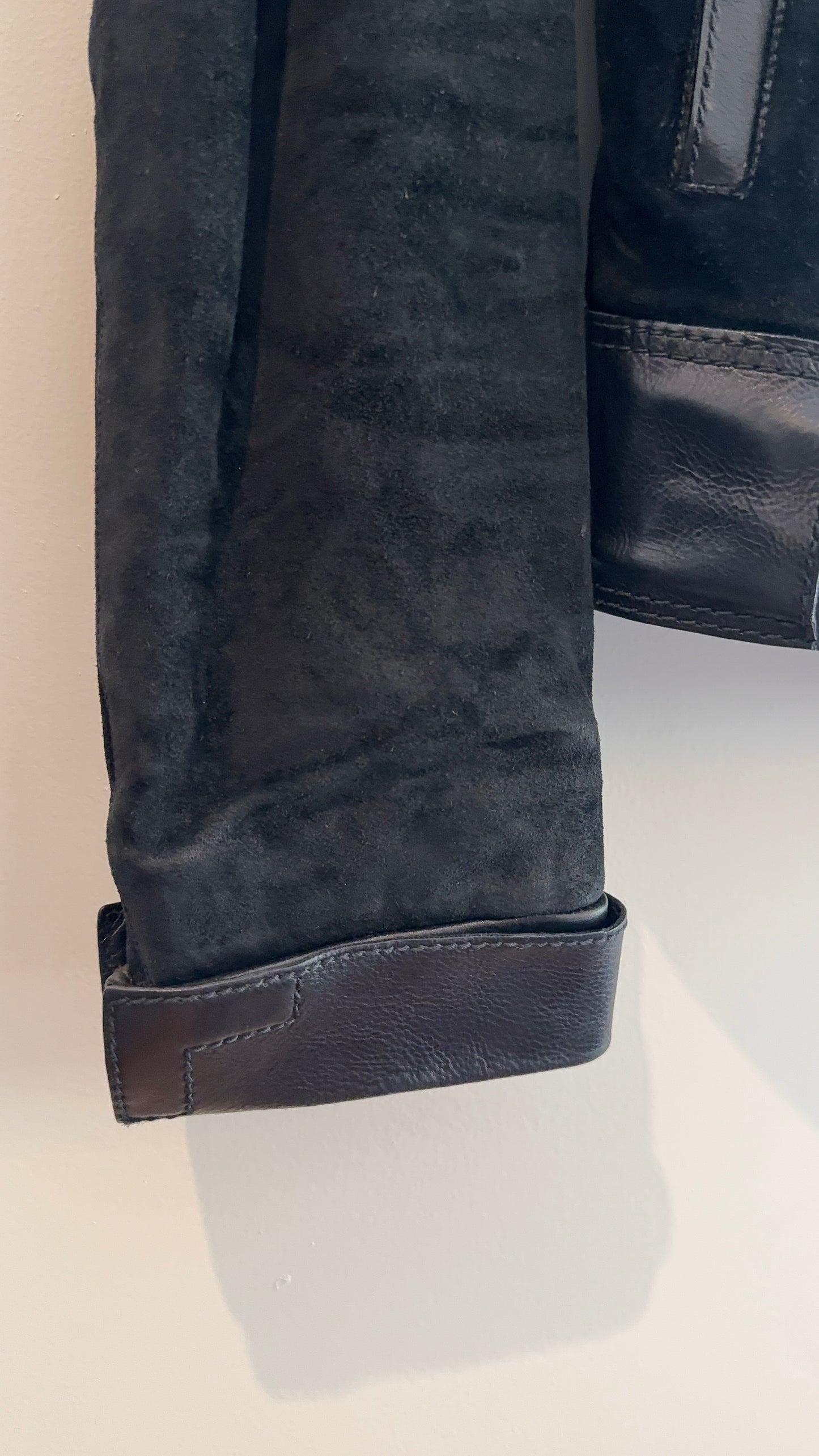 Gucci Suede and Leather Bomber Jacket