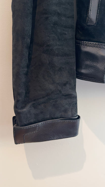 Gucci Suede and Leather Bomber Jacket