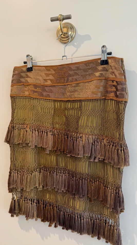 Gucci Tassel Mini Skirt