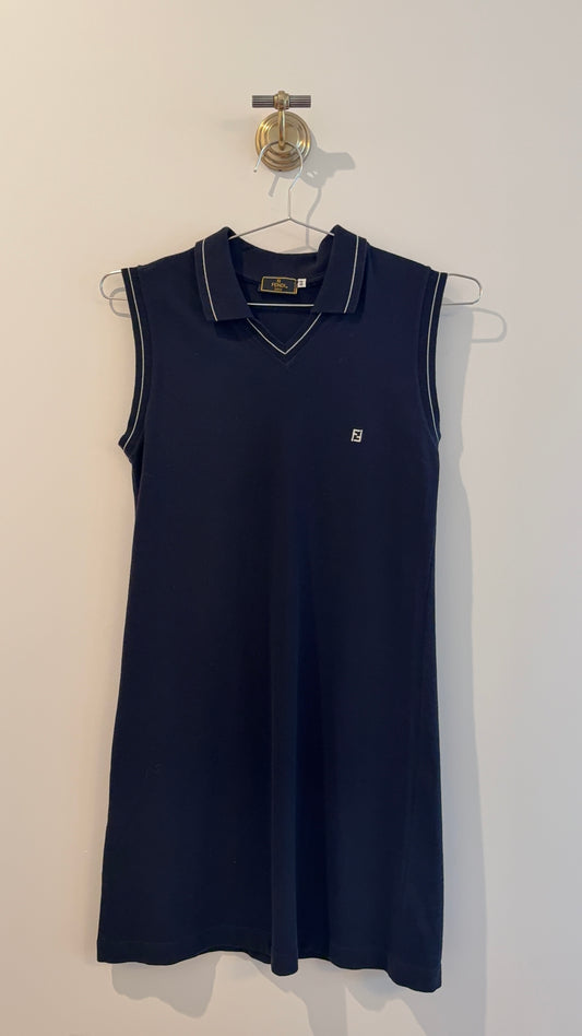 Fendi Collared Tank Dress
