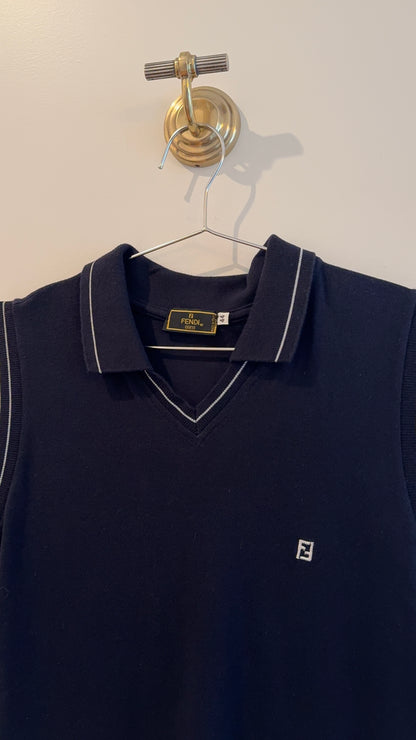 Fendi Collared Tank Dress