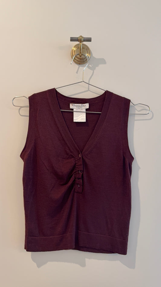 Christian Dior Cashmere Tank