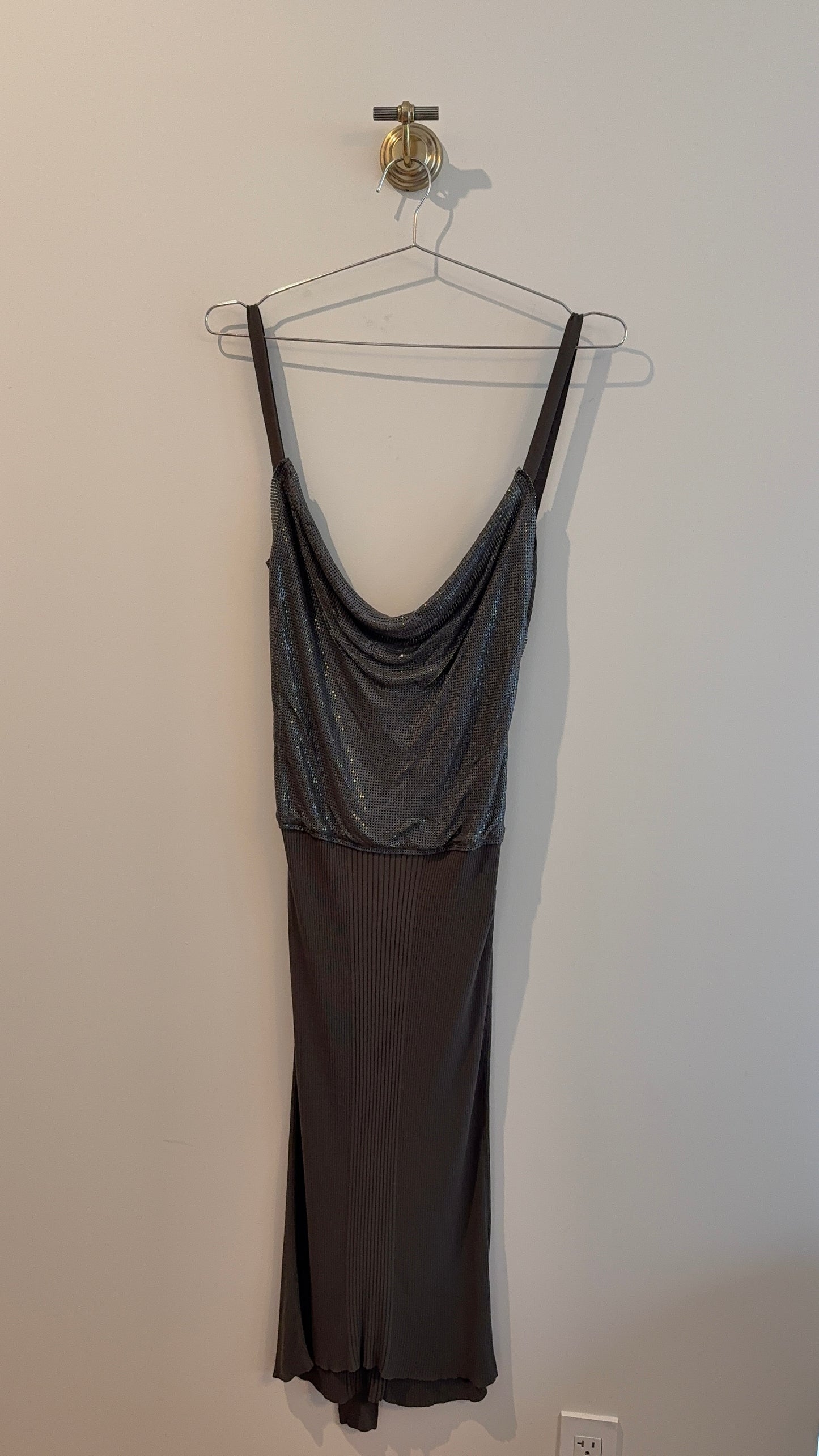 Jean Paul Gaultier Chain Link Ribbed Dress