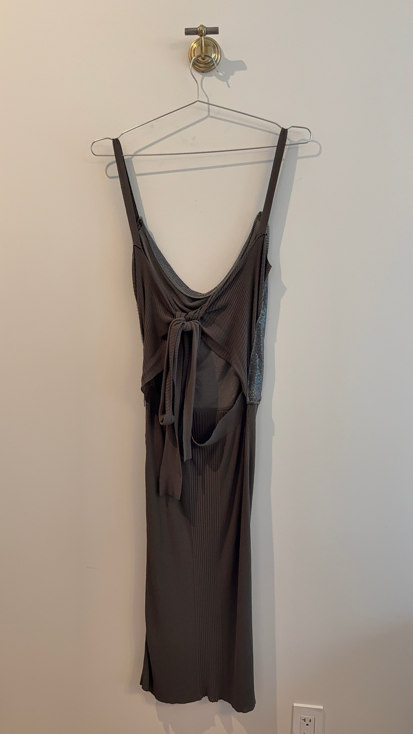 Jean Paul Gaultier Chain Link Ribbed Dress