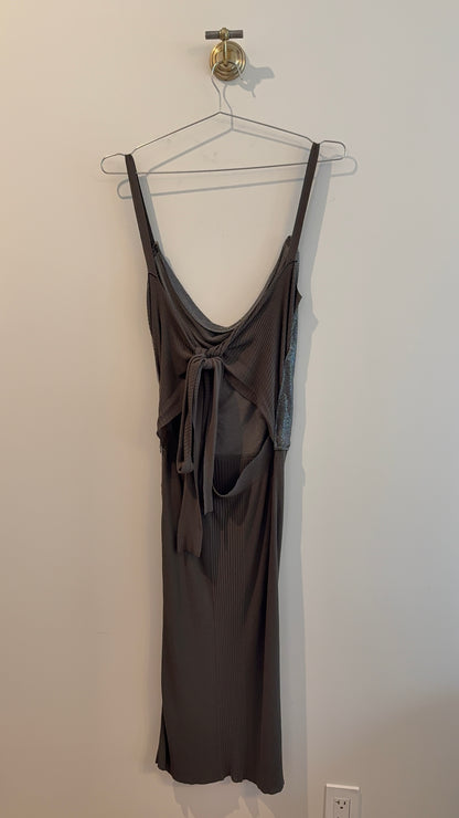 Jean Paul Gaultier Chain Link Ribbed Dress