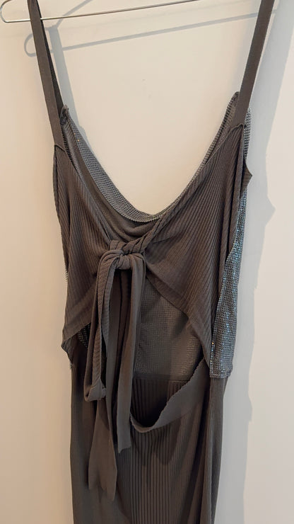 Jean Paul Gaultier Chain Link Ribbed Dress