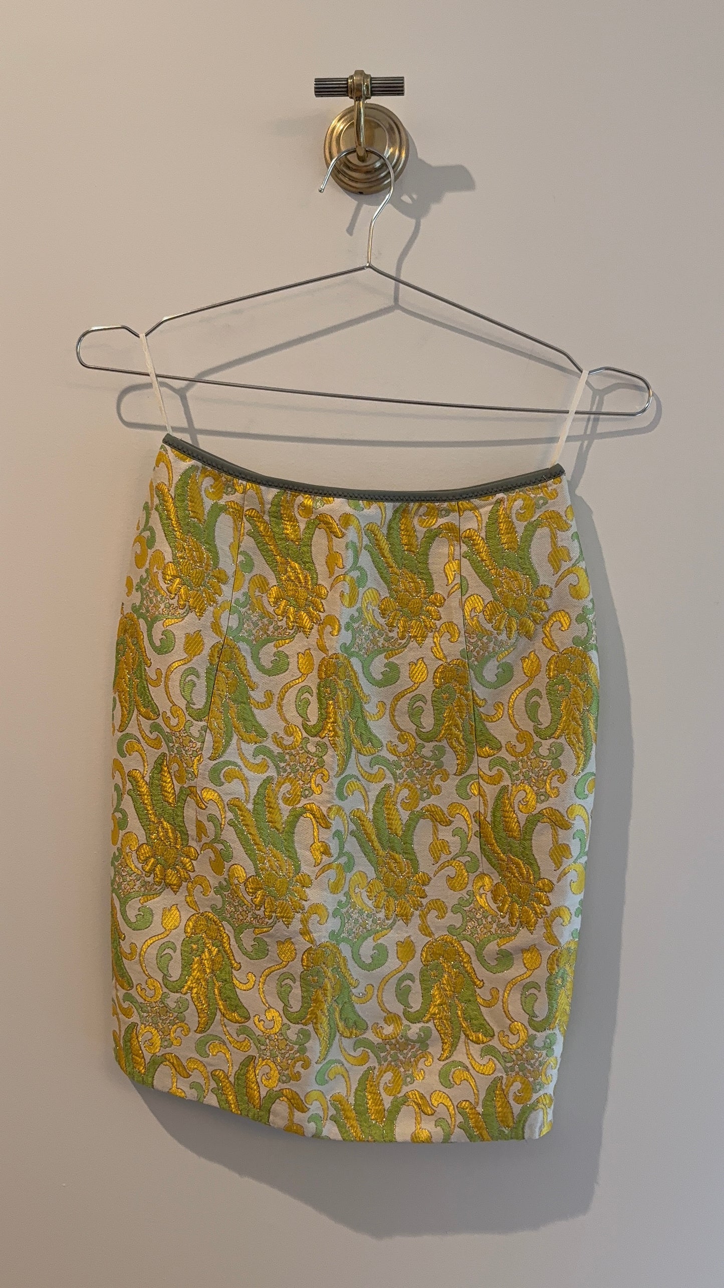 Prada Jacquard Midi Skirt