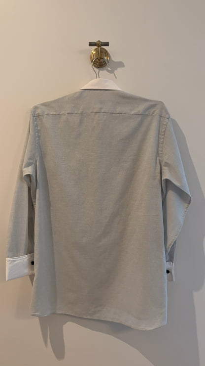 Christian Dior Contrast Collar Button Up