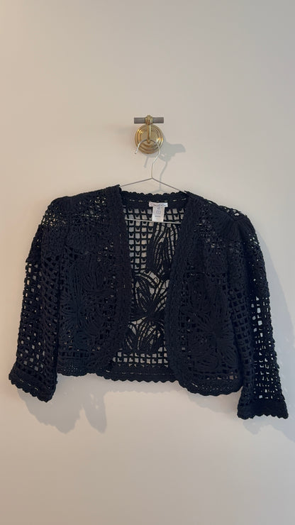 Oscar de la Renta Crochet Bolero