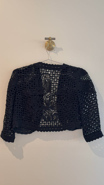 Oscar de la Renta Crochet Bolero