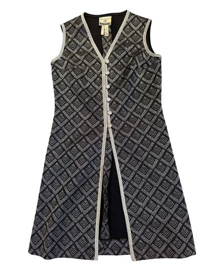 Metallic Long Vest