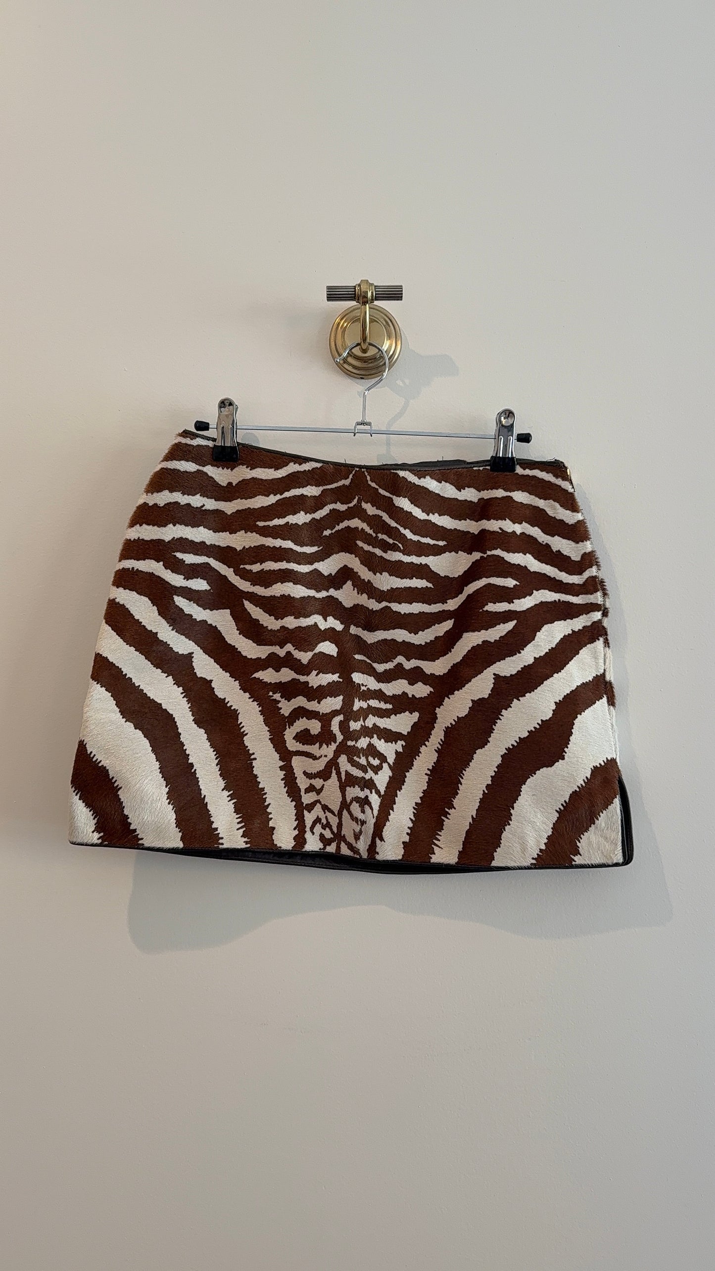 Gucci Calf Hair Mini Skirt