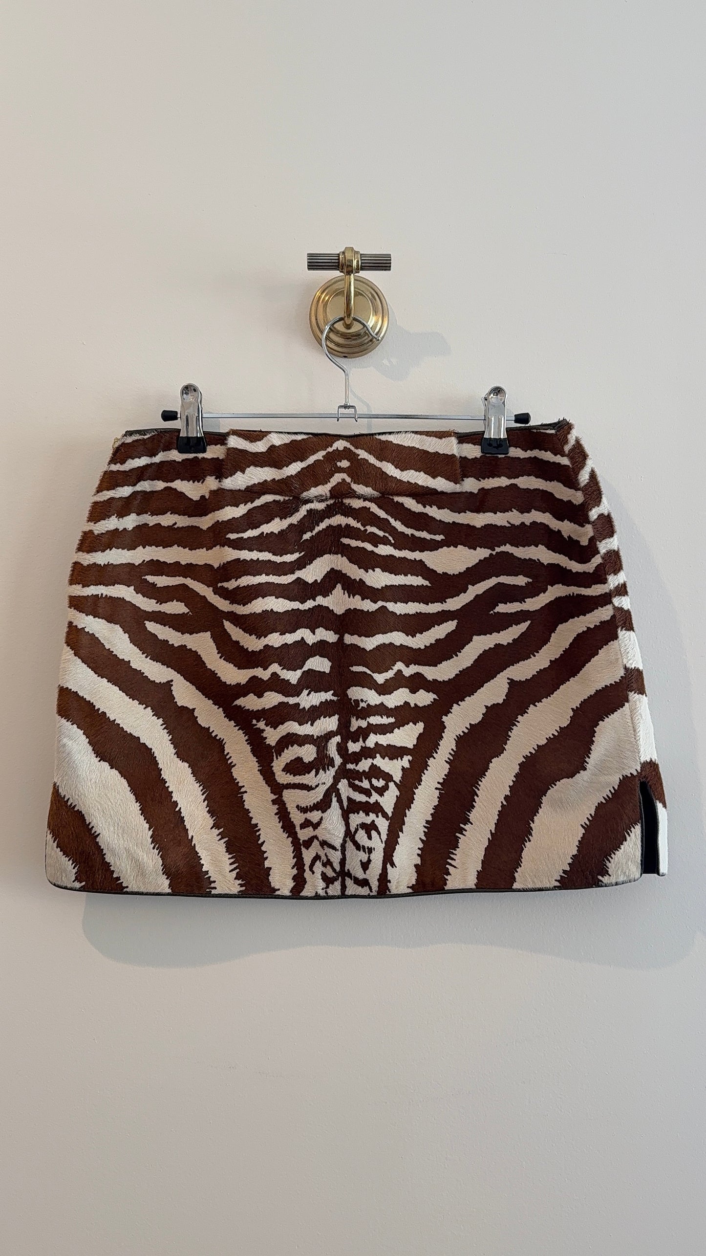 Gucci Calf Hair Mini Skirt