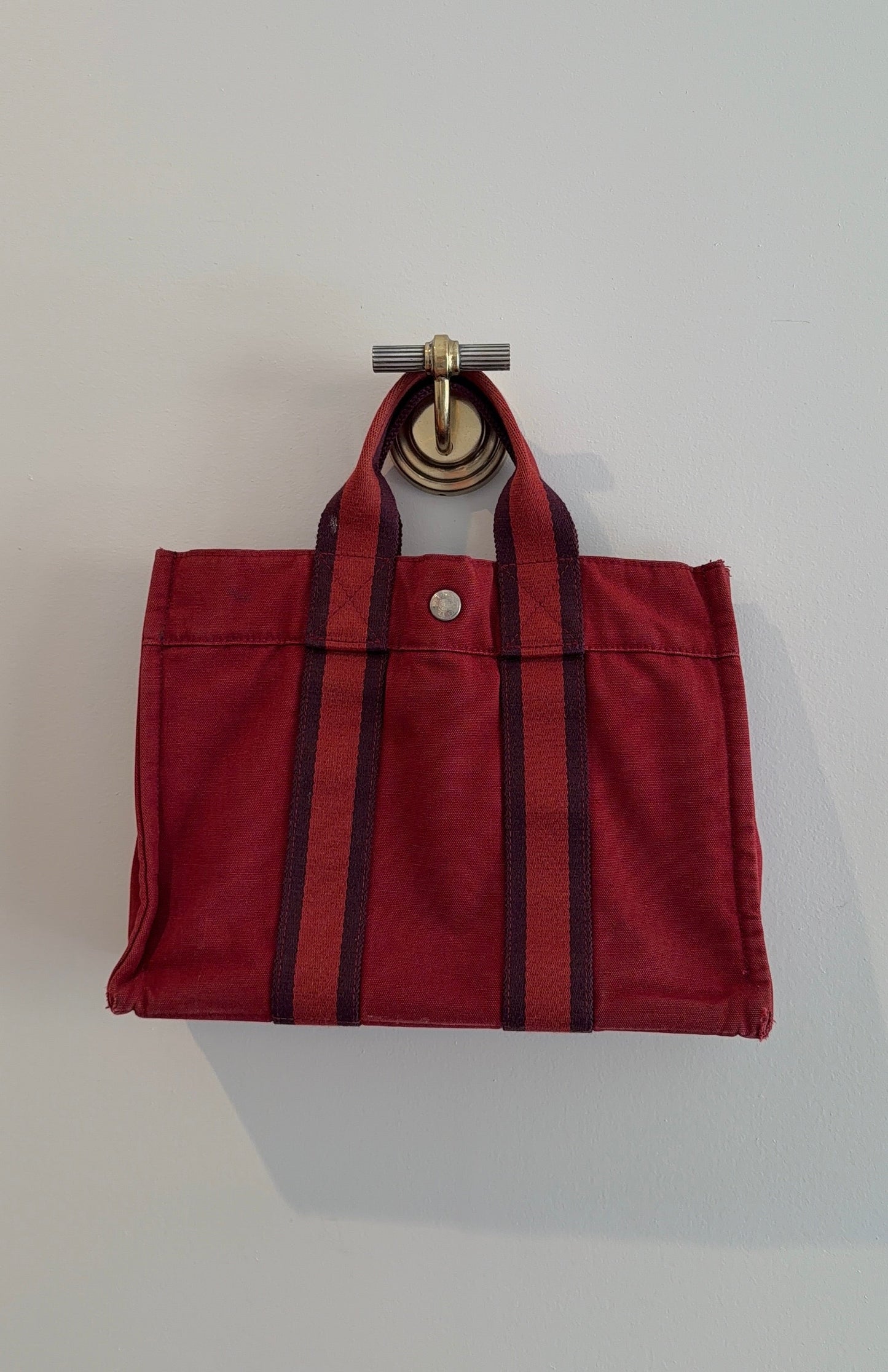 Hermes Fourre Tout Canvas Bag