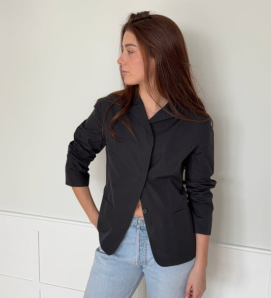 Jil Sander Black Lightweight Blazer