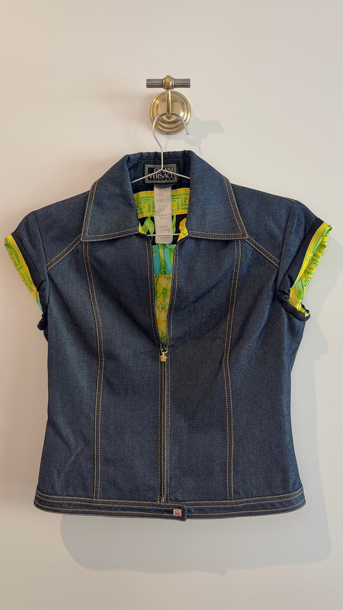 Versace Denim Top