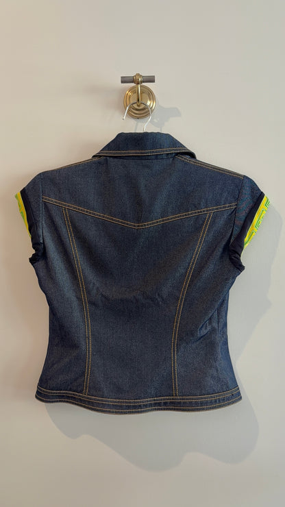 Versace Denim Top