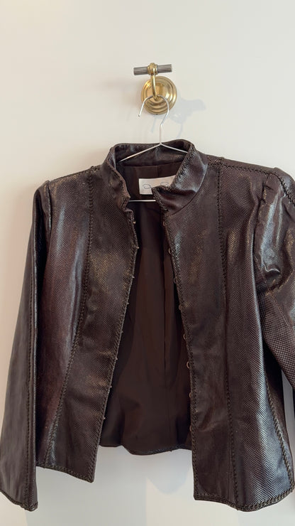 Oscar de la Renta Lizard Jacket