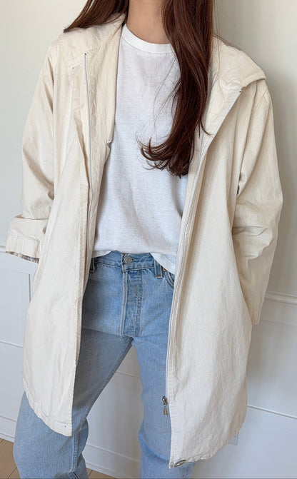 Max Mara Waxed Cotton Painters Jacket