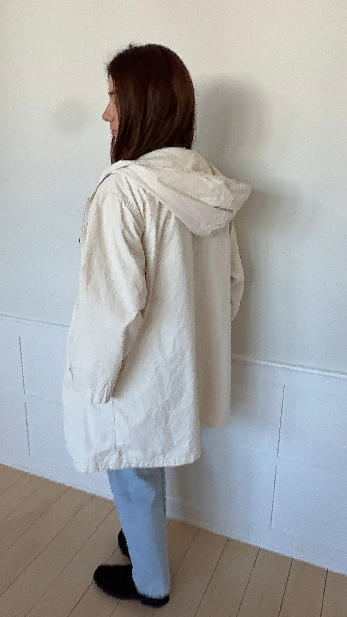 Max Mara Waxed Cotton Painters Jacket