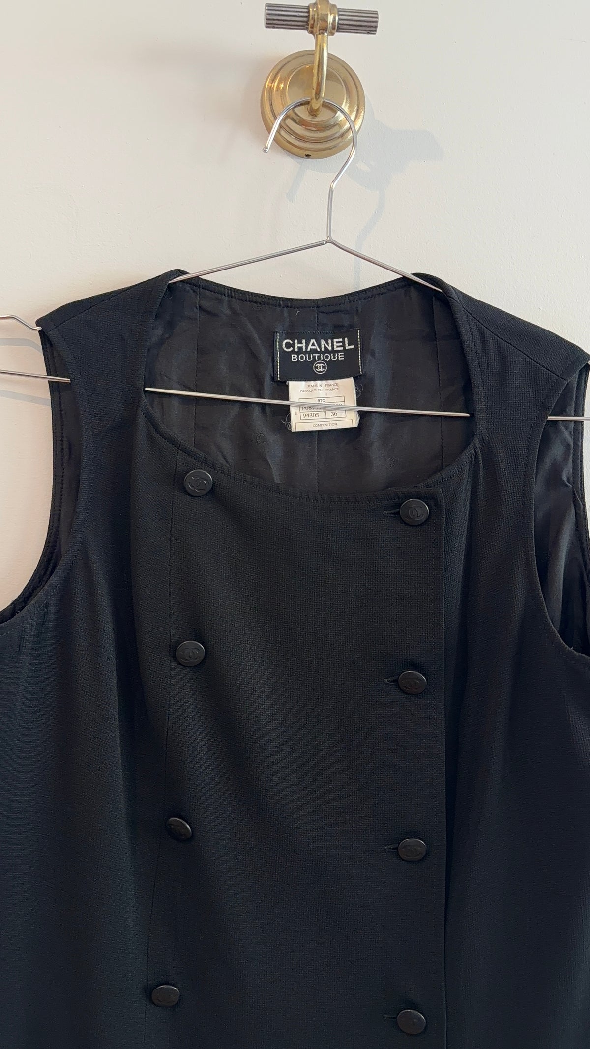 Chanel Button Top