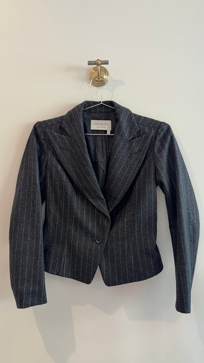 Yves Saint Laurent Pinstripe Blazer