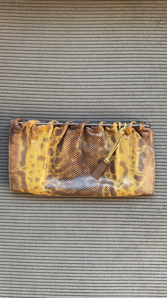 Gucci Snakeskin Clutch