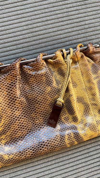 Gucci Snakeskin Clutch