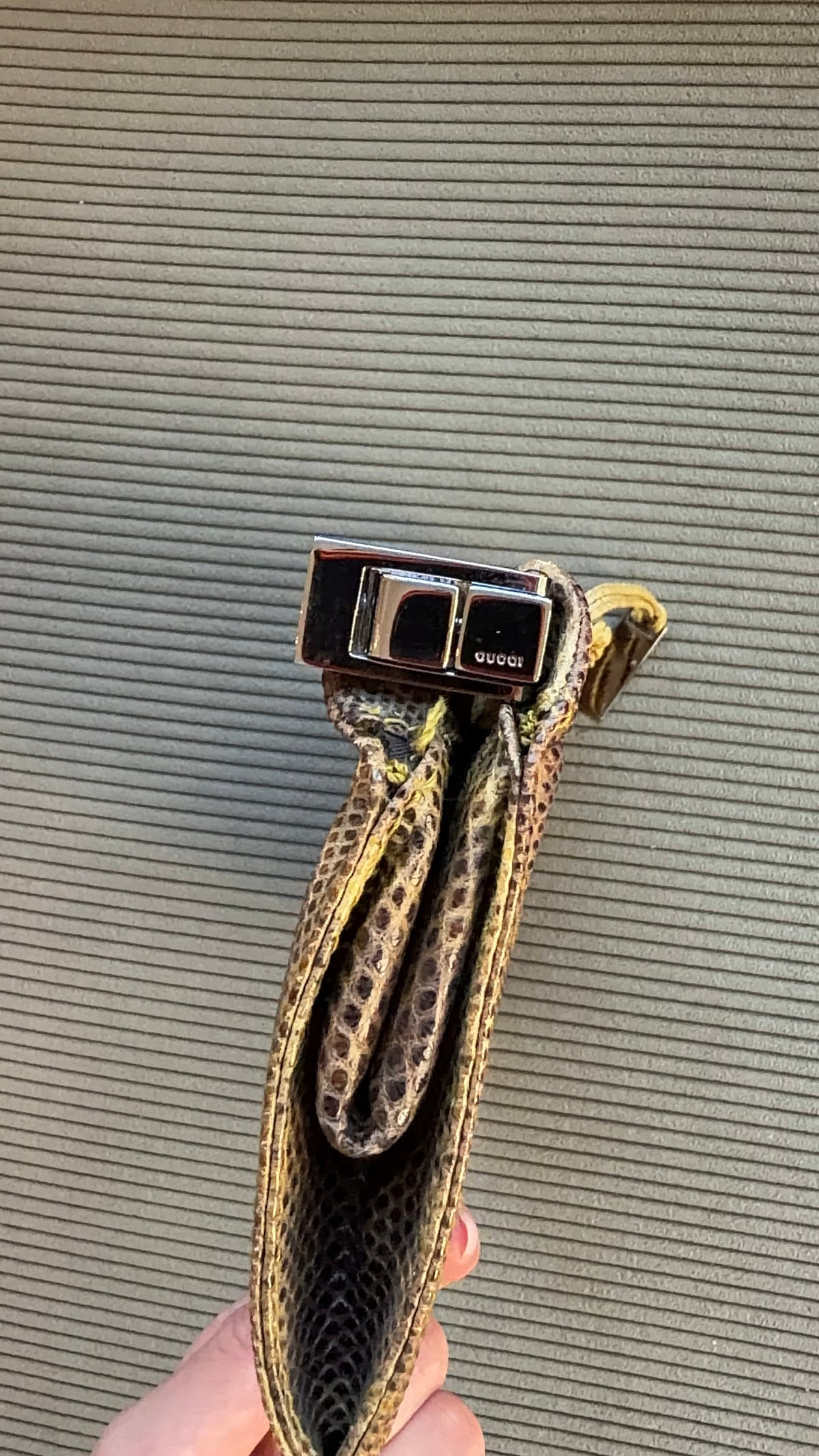 Gucci Snakeskin Clutch