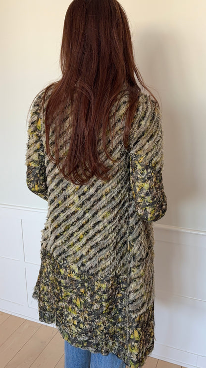 Bottega Veneta Green Patterned Silk Jacket