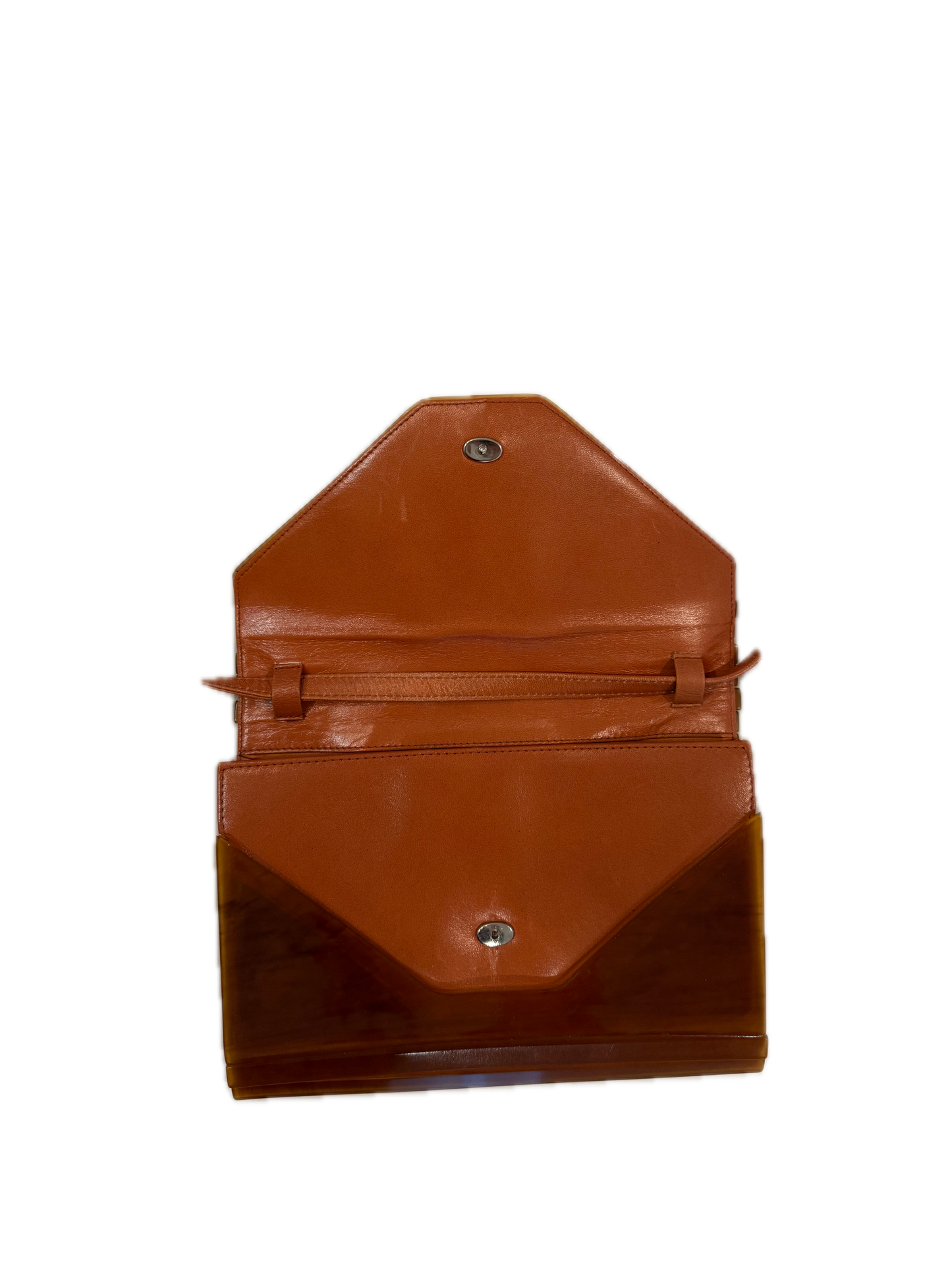 Fendi Brown Lucite Bag